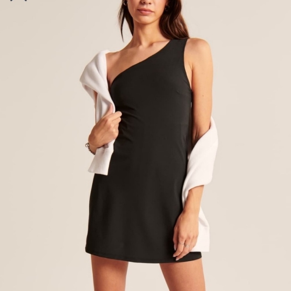 One Shoulder Traveler Mini Dress
